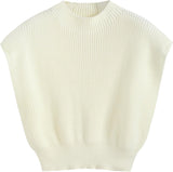 CIDER Women's Casual Sleeveless Knit Vest Sweater Pullover Stylish and Comfortable Plus Size