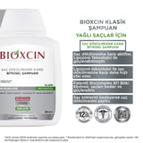 Bioxcin Anti-Hair Loss Shampoo for Oily Hair - Strengthens Hair Follicles, Prevents Hair Loss
