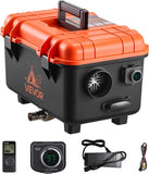 VEVOR 8KW Diesel Heater, 12V/24V All in One Diesel Air Heater, with Bluetooth APP Control, Remote Control and Display Screen, CO Alarm, Fast Heating Portable Diesel Heater for Vehicles and Garage