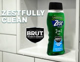 Brut Attraction Men's Shower Gel 16.9FL OZ - Hydrating Formula | 500ml