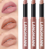 Jolilab 12Pcs Velvet Matte Lipstick Nude Matte Soft Dark Color Stick High Pigmented Long-Lasting Waterproof Lip Stick Lip Balm Beauty Cosmetics Gift for Girls and Women(01#-12#)