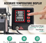 VEVOR Tumbler Heat Press Machine, 11-30oz Mug Press, Heat Up Fast and Even, Tumbler Press with Sublimation Paper, Tape and Gloves, Temp and Time Setting, for Sublimation Tumblers, Cups, Mugs, Black