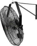 VEVOR 18 inch Wall Mount Fan Waterproof 2 Packs, 3 speed High Velocity 4000 CFM Industrial Wall Fan for Indoor, Commercial, Residential, Warehouse, Greenhouse, Workshop, Basement, Garage,Black