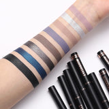 Jolilab Eyeshadow Stick Set, 8 Colors Matte Professional Bright-Colored Contouring and Highlight Eyeshadow Stick, Cream Waterproof Long Lasting High Pigmented Eye Shadow. (8, EYESHADOW B)