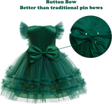 keaiyouhuo Girls Christmas Tree Dress Costume Kid Xmas Outfit with Accessories