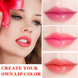 4 Pack Aloe Vera Lipstick,Long Wear Nourishing Lip stick,Waterproof Moisturizing Color Changing Lip Balm Lipstick,Lip Gloss,Magic Temp Color Change Matte Lip Gloss Makeup