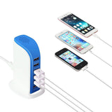 40-Watt 6-Port USB Charging Station for Smart Phones and Tablets