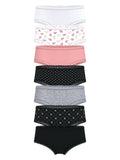 Victoria's Secret 7-Pack Lace-Trim Cotton Cheeky Panties