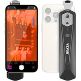 VEVOR Thermal Imaging Camera, 320 x 240 Pixels Super Resolution, 25Hz Refresh Rate Infrared Camera with -4 to 752°F Temperature Range, 32G Built-in SD Card, and Rechargeable Li-ion Battery