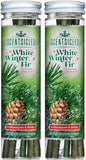 Scentsicles White Winter Fir Scented Christmas Tree Ornaments - 2 Bottles (12 Sticks Total)