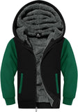 SWISSWELL Hooded Jacket for Boys Full Zip Ultra Soft Sherpa Fleece Hoodie Sweatshirt for Kids School Hooded Outerwear