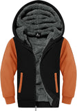 SWISSWELL Hooded Jacket for Boys Full Zip Ultra Soft Sherpa Fleece Hoodie Sweatshirt for Kids School Hooded Outerwear