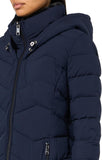Calvin Klein Women's Long Chevron Puffer Jacket