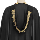 IKADEX Women Muslim Cardigan Hijab Dress Batwing Hot Drilling Chiffon Kimono Islam Kaftan Robe African Dresses