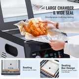 VEVOR Chamber Vacuum Sealer, 380W Vacuum Pump Power, Sealing Bag Packing Machine for Wet Foods, Meat, Compact Design with 11.5 in Sealing Length, Ideal Commercial Sealer for Professional and Home Use