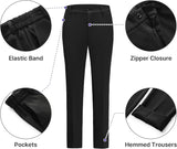 Women's Pants Suit 2 Piece Set Smil Fit Jacket Shawl Sollar Blazer Dress for Women