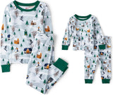 The Children's Place Family Matching, Christmas and Holiday Pajama Sets, Cotton