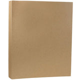 Jam Paper Matte 28lb Paper – 8.5 x 11 Letter – Brown Kraft – 50 Sheets/Pack