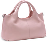 Iswee Genuine Leather Shoulder Bags Purses and Handbags for Women Satchel Designer Cross Body Hobo Medium Size Tote