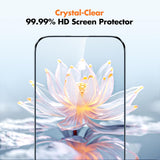 UNBREAKcable Screen Protector for iPhone 16 Plus/15 Plus [3-Pack] Full Coverage Double Shatterproof Tempered Glass [Installation Frame] [9H Hardness] [99.99% HD Clear] [Bubble Free] for iPhone 6.7"