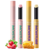 Jolilab Tinted LipBalm Color Change Silky Texture Fruit Flavoured for Lip Long Lasting Taste Waterproof Moisturizing Hydrating Lip Make-up for for Women and Girls