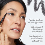 LAURA GELLER NEW YORK INKcredible Gel Eyeliner - Brown Eyed Girl - Waterproof Smudge-proof Eyeliner Pencil - Built in Sharpener