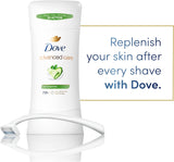 Dove Advanced Care Anti Deo Stick Cool Essentials Twin Pack for helping your skin barrier repair after shaving 72 h odor control and all-day sweat protection with Pro Ceramide Technology 2.6 oz