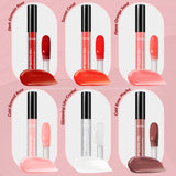 Dmsky 12 Pack Lip Gloss Set, 6 Colors Shiny Soft Lip Gloss Bulk, Lip Oil for Dry Cracked Lips Moisturizing Nourishing,Lip Stain With Rich Varied Colors For Girls and Women Makeup