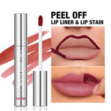 Jolilab Lip Stain Peel Off, Waterproof & Long Lasting, Highly Pigmented for All Skin Types（4Pcs Set）