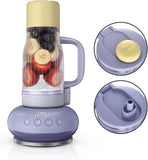 Ninja BlendBOSS | Personal Smoothie Blender and Tumbler | 26oz Travel Tumbler w/Leakproof Lid & Intergrated Chug Spout | AutoIQ Technololgy | 1200 Peak Watt | Cyberspace | DB301CYBRN | (NEW)