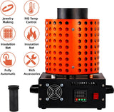 GTE Gold Melting Furnace – 1+3 KG Electric Digital Smelting Kiln Kit, 1800W 2100°F for Gold Silver Copper Aluminum (110V)
