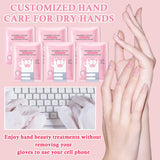 LZYLLS 6 Pairs Hand Masks Moisturizing Gloves, Hydrating Hand Mask Moisturizer Gloves Care for Dry Cracked Hands, Smooth Long Lasting Soft Firming Hand Mask Gift Set for Men Women（A