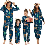 Adisputent Christmas Pajamas for Family Matching Cute Long Sleeve Couples Soft Sleepwear One Piece Funny Christmas Pjs Sets