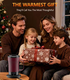 Self-Heating Coffee Mug, 14oz Heated Coffee Mug - Rechargeable Temperature Control Coffee Mug Keep Coffee Hot, Smart Mug Great Gift for Coffee Lovers & Slow Sippers