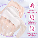 LZYLLS 6 Pairs Hand Masks Moisturizing Gloves, Hydrating Hand Mask Moisturizer Gloves Care for Dry Cracked Hands, Smooth Long Lasting Soft Firming Hand Mask Gift Set for Men Women（A