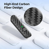 ATUMTEK Bluetooth Remote Shutter, Carbon Fiber Design, Rechargeable Camera Remote Control for iOS & Android Smartphones, Compact and Portable, with Type-C Charging, 10m Remote Range, Bluetooth 5.0