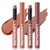 Jolilab 12Pcs Velvet Matte Lipstick Nude Matte Soft Dark Color Stick High Pigmented Long-Lasting Waterproof Lip Stick Lip Balm Beauty Cosmetics Gift for Girls and Women(01#-12#)