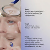 Shiseido Vital Perfection Uplifting and Firming Advanced Eye Cream - 15 mL - Improve Under-Eye Bags, Wrinkles & Dark Circles - Includes Exclusive Massage Roller Tool