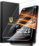 UNBREAKcable Anti-Glare Screen Protector for iPhone 16 Pro Max [2-Pack], 9H Hardness Tempered Glass, Anti-fingerprint, Enhanced Clarity, Anti-Blue Light, Easy to Install, Polishing Cloth Included