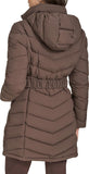 Calvin Klein womens Everyday Hooded Zip Front Puffer Long Sleeve Coat