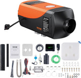 VEVOR 8KW Diesel Heater, DC12-24V, Fast Heating Diesel Air Heater, with Remote Control and Color Digital Display, 10L Fuel Tank, Low Noise, Voice Announcement, for RV, Truck, Boat and Trailer