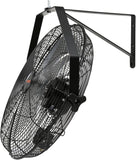 VEVOR 18 inch Wall Mount Fan Waterproof 2 Packs, 3 speed High Velocity 4000 CFM Industrial Wall Fan for Indoor, Commercial, Residential, Warehouse, Greenhouse, Workshop, Basement, Garage,Black