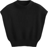 CIDER Women's Casual Sleeveless Knit Vest Sweater Pullover Stylish and Comfortable Plus Size