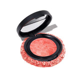 LAURA GELLER NEW YORK Baked Blush-n-Brighten Marbleized Blush for Cheeks - Pink Grapefruit - Satin Finish - Buildable Color