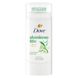 Dove Deodorant Stick Cucumber & Green Tea for 72 Hour Odor Protection Aluminum Free 2.4 oz