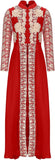Mzkdieey Women Abaya Dress Muslim Dubai Sadui Moroccan Kaftan Embroidered Islamic Ramadan Eid Dress Wedding Party Dress