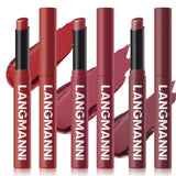 Jolilab 12Pcs Velvet Matte Lipstick Nude Matte Soft Dark Color Stick High Pigmented Long-Lasting Waterproof Lip Stick Lip Balm Beauty Cosmetics Gift for Girls and Women(01#-12#)