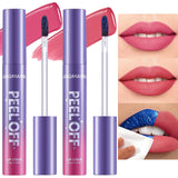 Jolilab Quick Lip Stain Peel Off,Wipe Off,Waterproof,Transfer proof,Highly Pigmented,Ultra Long Lasting Peel Off Lip Makeup With Matte finish for All-day Wear.（#03+04）