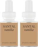 Pura x Studio McGee Home Scent Refill - Smart Air Diffuser - Up to 120-Hours of Luxury Fragrance per Refill - Home Essential - Clean & Safe Diffuser Fragrance - 2 Pack, Santal Vanilla