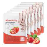 LZYLLS 6 Pairs Hand Masks Moisturizing Gloves, Hydrating Hand Mask Moisturizer Gloves Care for Dry Cracked Hands, Smooth Long Lasting Soft Firming Hand Mask Gift Set for Men Women（A